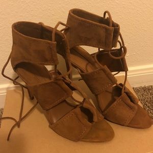 Zara lace up heels